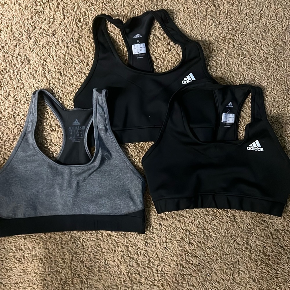 Adidas small sports bras